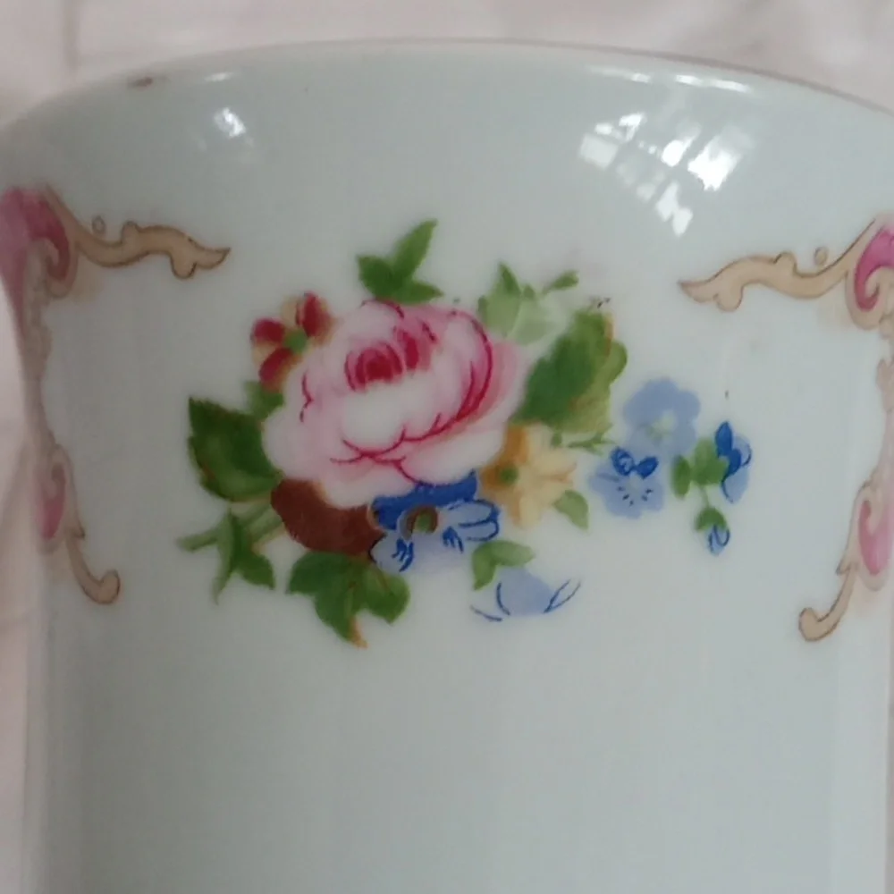 Two Beautiful Dainty Cups And Saucers